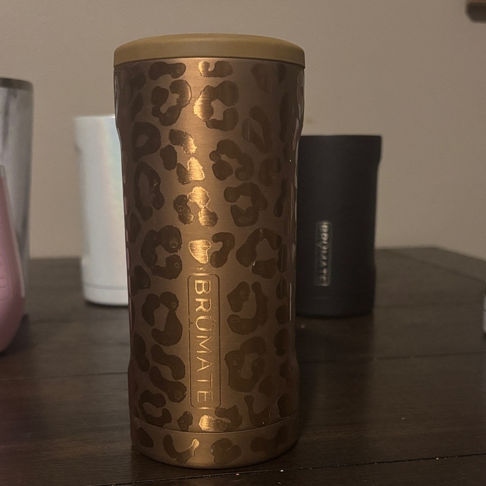Leopard Print SLIM - Brown and Gold